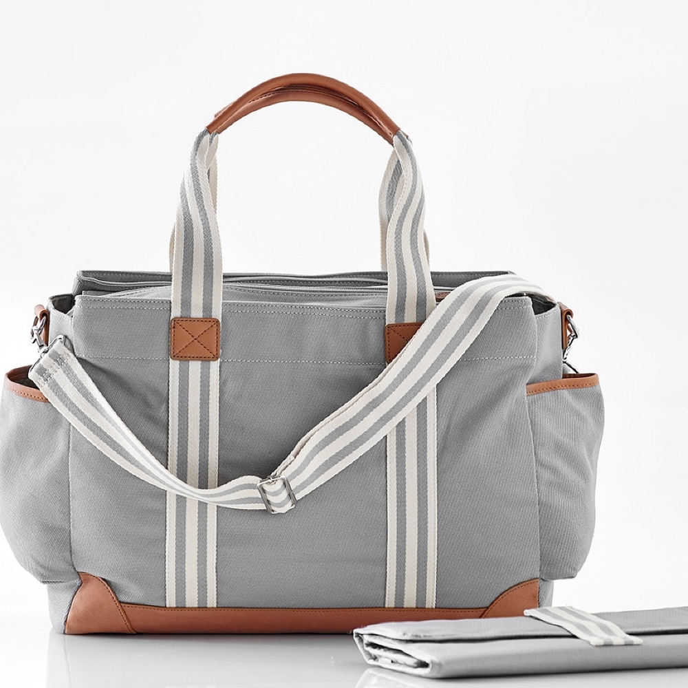 Pottery Barn kids- Classic- Diaper Bag- Grey - Picture 5 of 7
